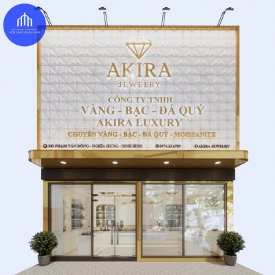 Khám phá không gian thiết kế tiệm vàng AKIRA JEWELRY - Anh Tuấn Ninh Bình 